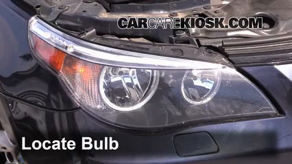 2007 BMW 525i 3.0L 6 Cyl. Lights Turn Signal - Front (replace bulb)